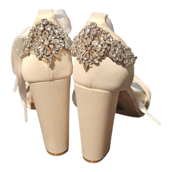 White by Vera Wang Heels Size 7 White - Picture 11 of 13